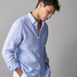 Linen shirt Light Blue